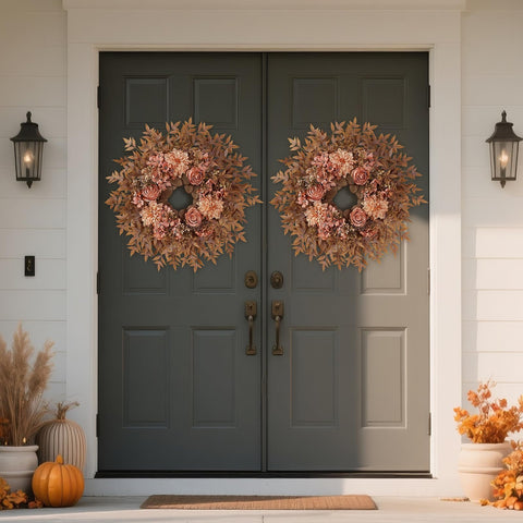 YXZZWL maple leaf and pumpkin detail adding seasonal charm