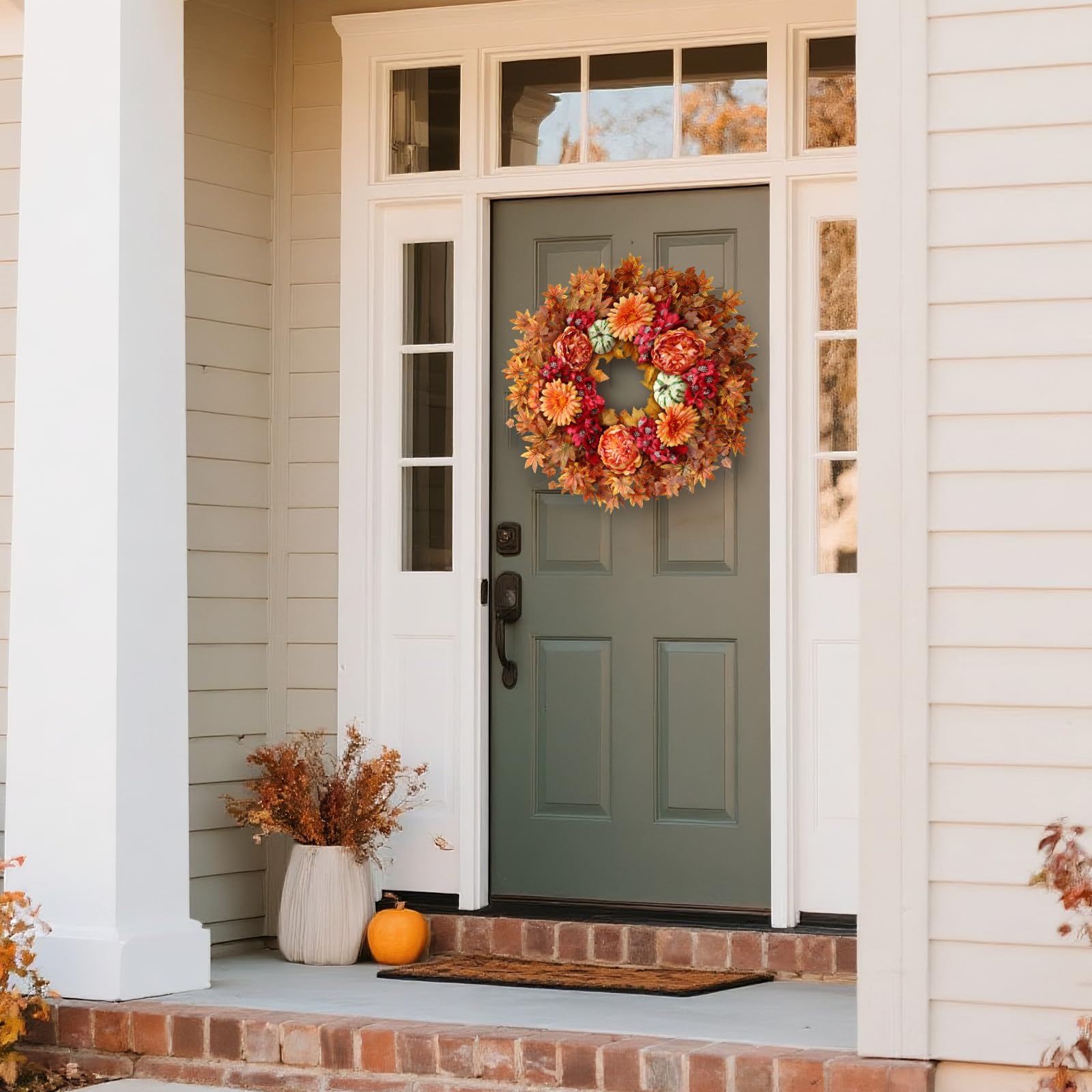 YXZZWL styled on porch creating welcoming seasonal home atmosphere