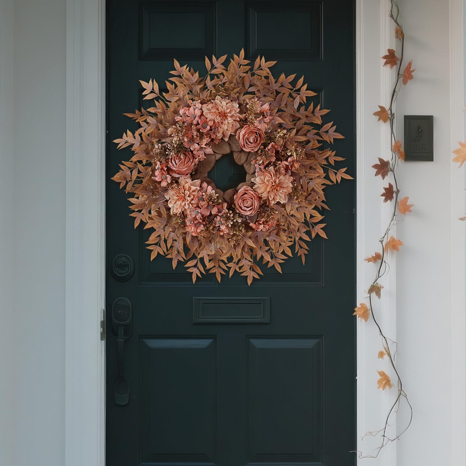 YXZZWL styled with porch decor for cohesive fall vignette