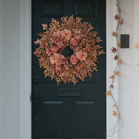 YXZZWL styled with porch decor for cohesive fall vignette