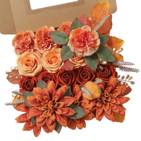 YYHUAWU front packaging showing entire gradient flower kit and contents