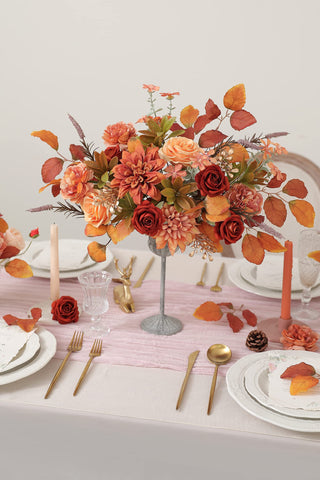 YYHUAWU autumn leaves and ribbon detail showing styling versatility