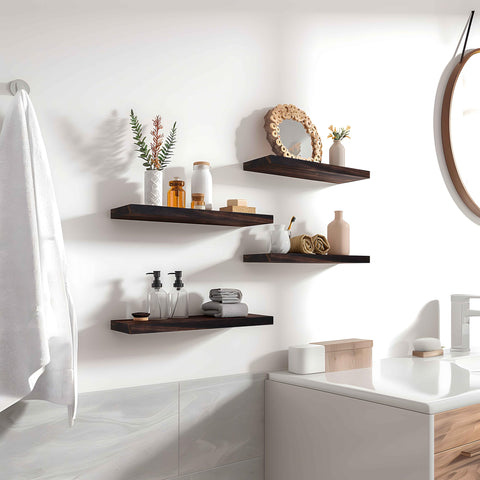 YYWUOJJ close-up of walnut wood grain on shelf, highlights natural texture and warmth