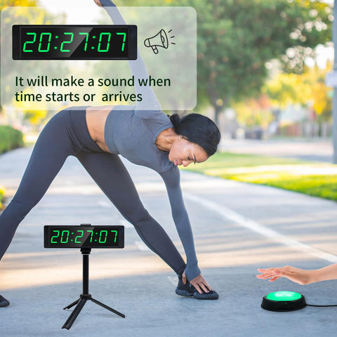 YZ external button cable attached for hands-free gym control