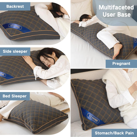 YZ HOME close-up of quilted surface texture for breathable comfort