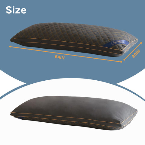 YZ HOME body pillow in use by side sleeper improving alignment