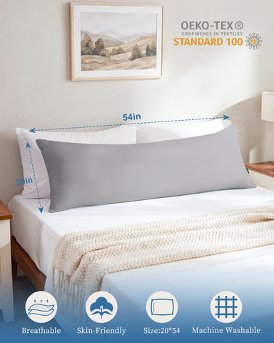 YZ HOME close-up of pillow texture showing breathable knit cover for cooler sleep