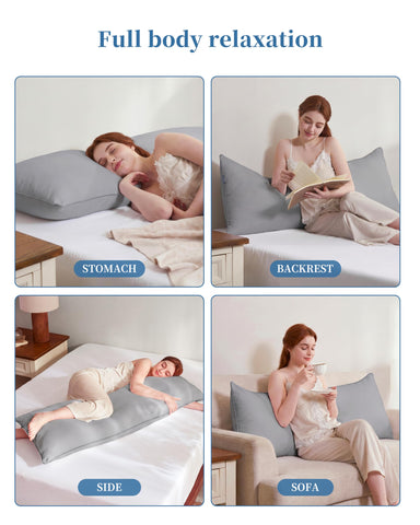 YZ HOME pillow arranged on sofa for reading and lounging with ergonomic support