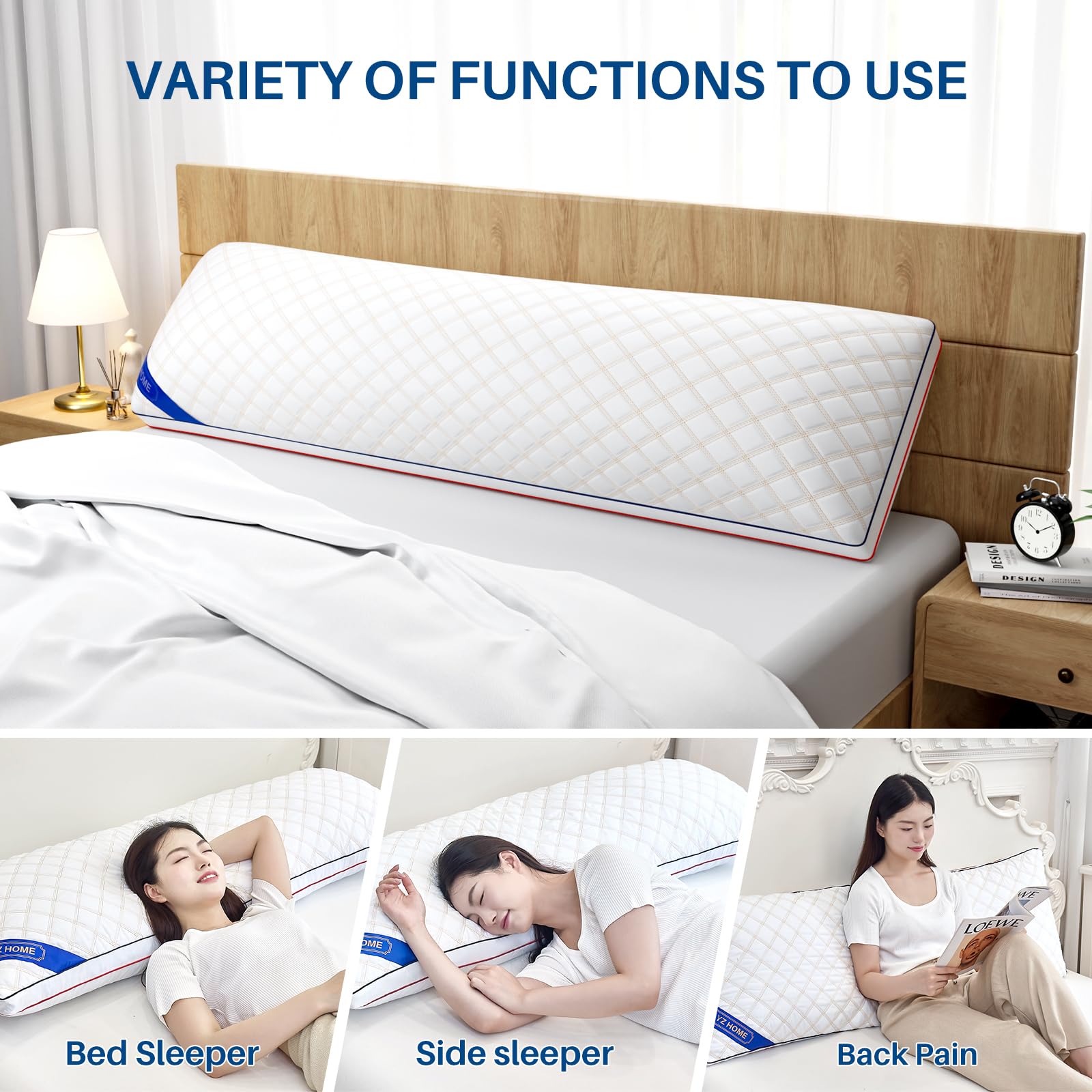 YZ HOME quilted cover close-up highlighting soft texture and breathable design