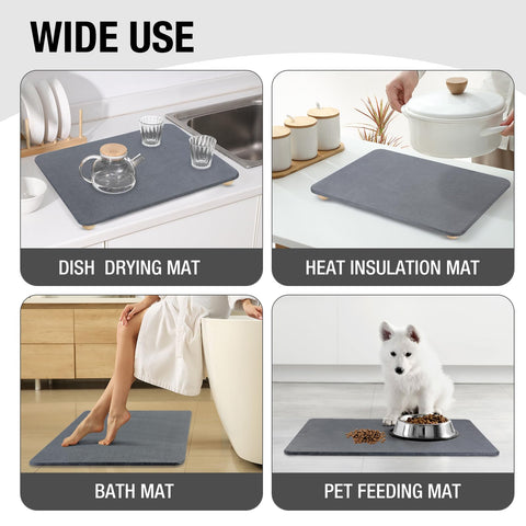 ZACELOVE coffee station setup on stone mat preventing spills and stains
