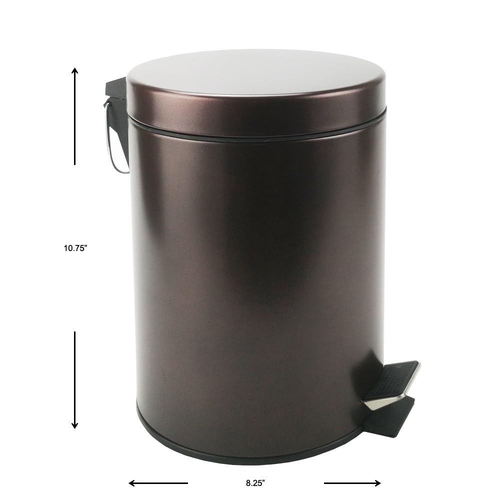 Zahari Home trash can in a bathroom setting illustrating elegant look and odor containment