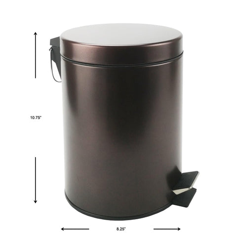 Zahari Home trash can in a bathroom setting illustrating elegant look and odor containment