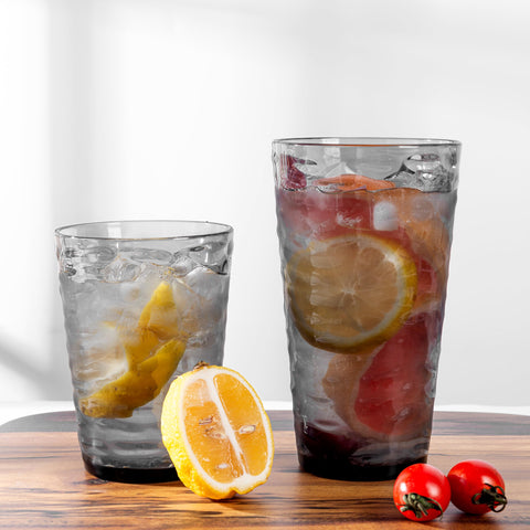 ZAINCA stacked tumblers in cabinet illustrating compact, space-saving storage