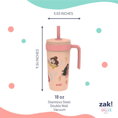 Zak Designs six-character lineup showing variety for Disney Princess fans