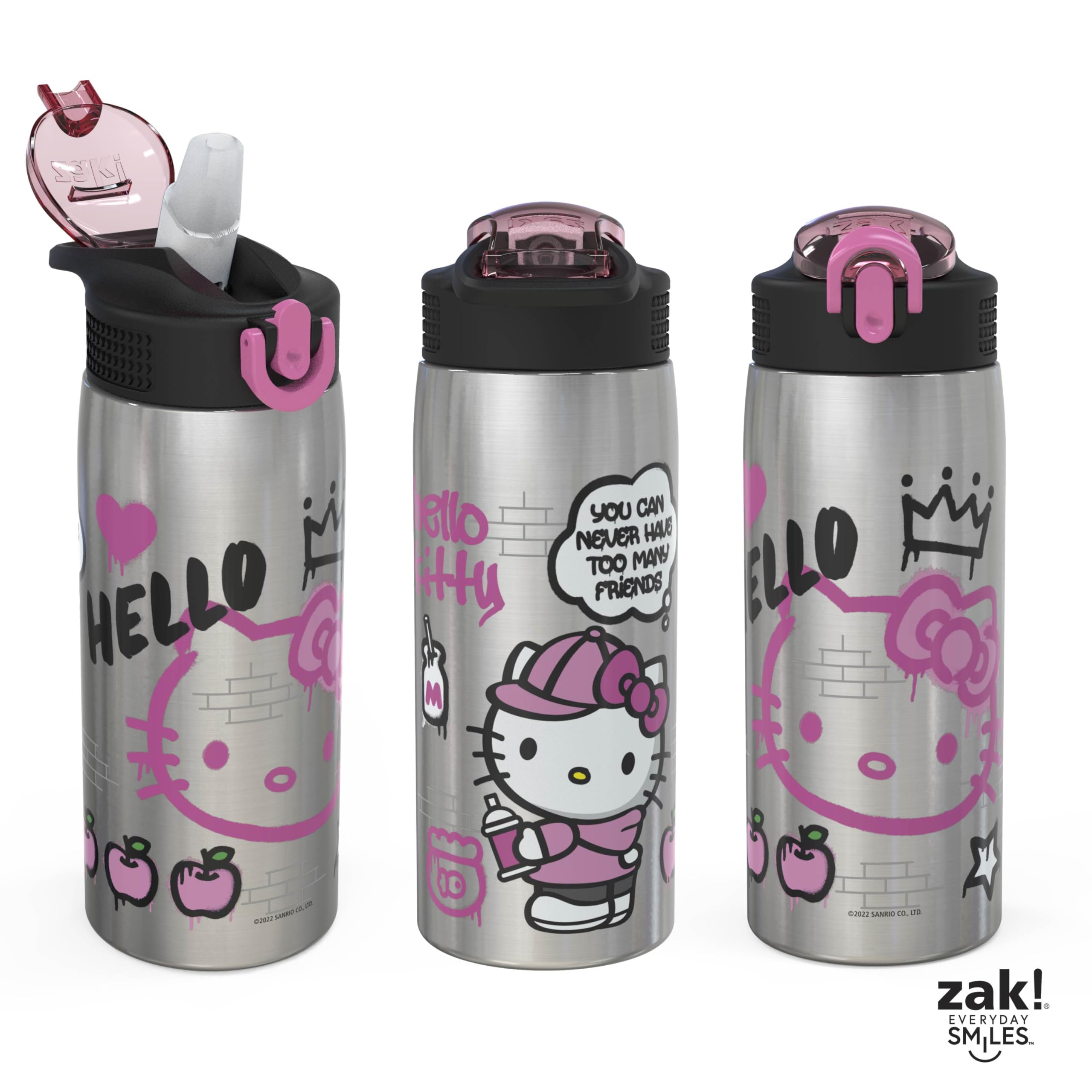 Zak Designs being used outdoors showing one-handed drinking convenience on the go