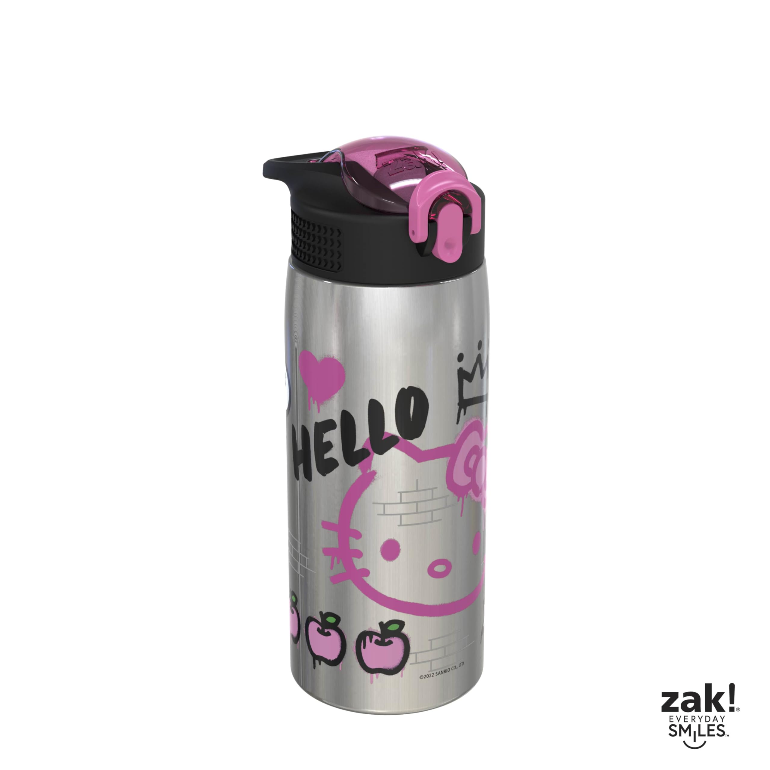 Zak Designs vacuum insulation graphic highlighting cold retention benefit up to 20 hours