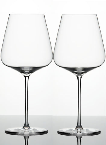 Zalto Bordeaux front view showing elegant profile and balance for refined tasting