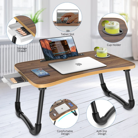 Zapuno storage drawer open displaying convenient under-desk organization
