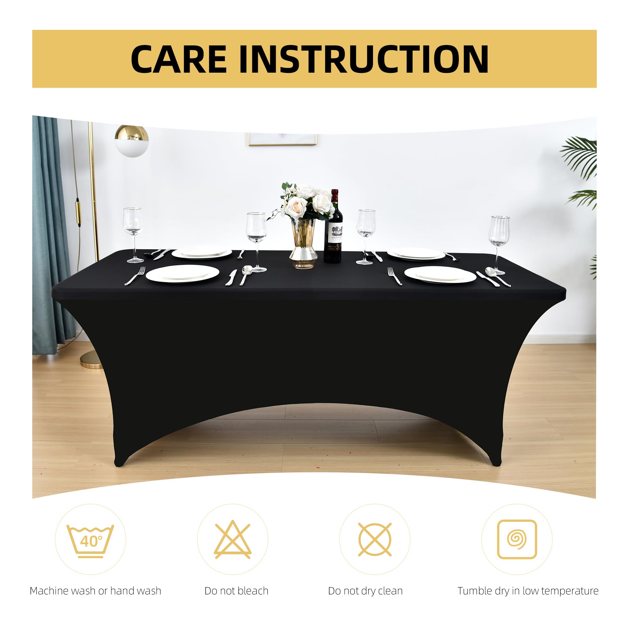 ZarzaaSik cover on 72x30 table showing accurate size and snug fit