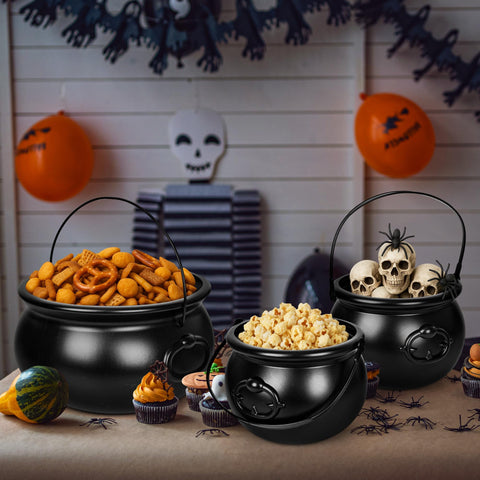 ZATAYE cauldron filled with candy showing festive serving convenience benefit