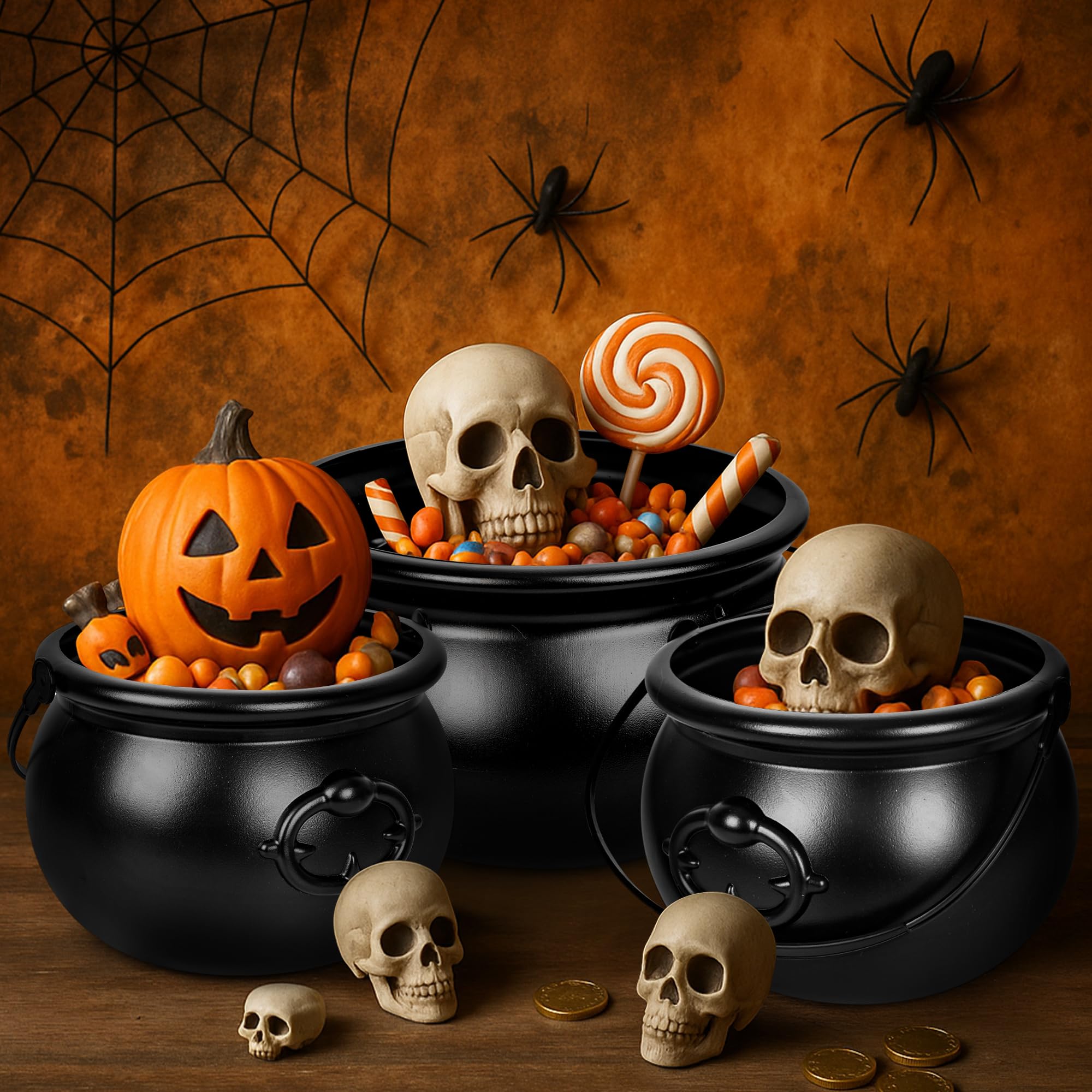 ZATAYE cauldron next to ruler showing dimensions and planning benefit