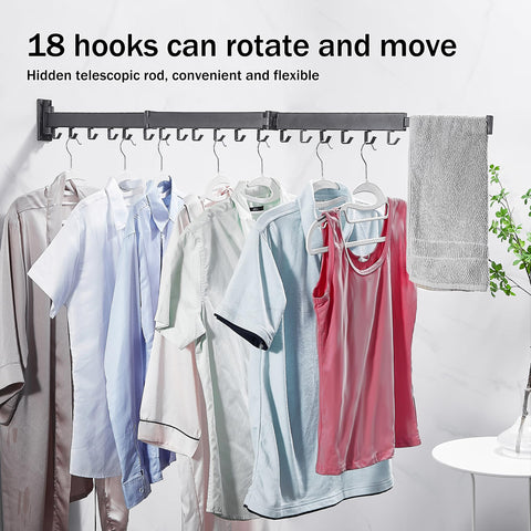 ZdwCyl installed in bathroom for neat, compact laundry drying