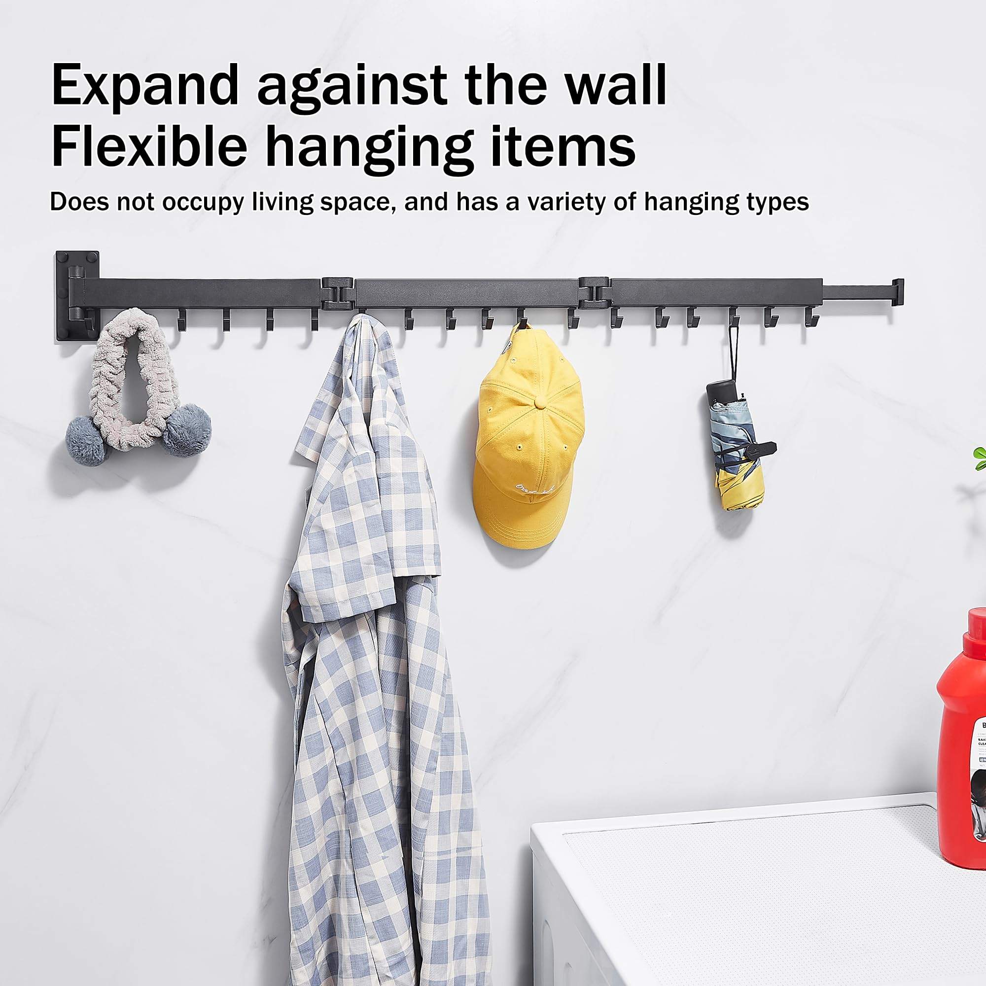 ZdwCyl folded flat against wall saving floor space