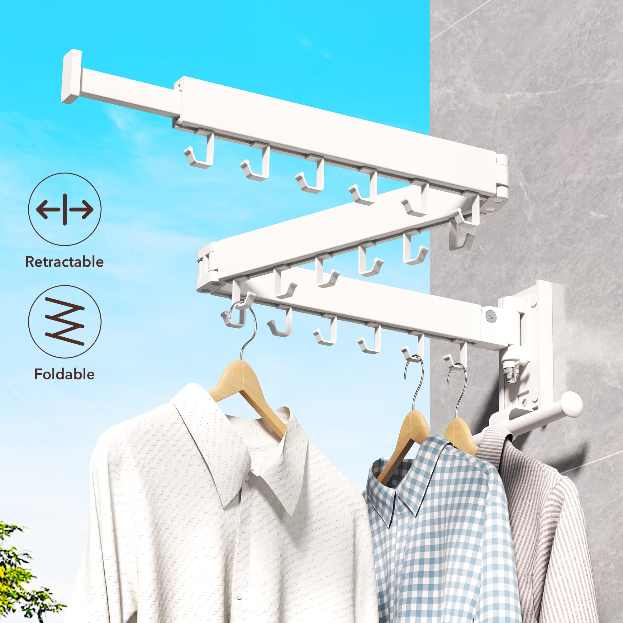 ZdwCyl folded upward to free horizontal space and increase flexibility