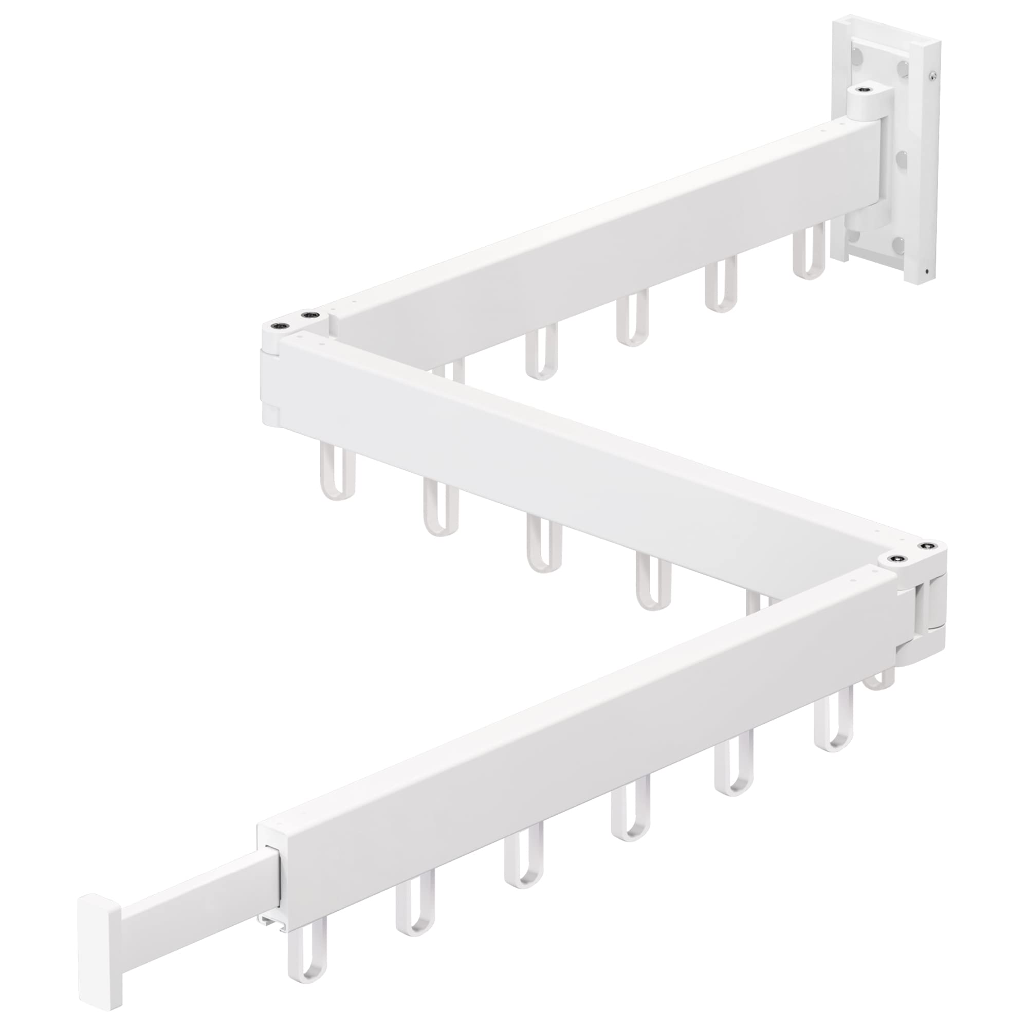 ZdwCyl front view of wall-mounted rack showing compact design and strong capacity
