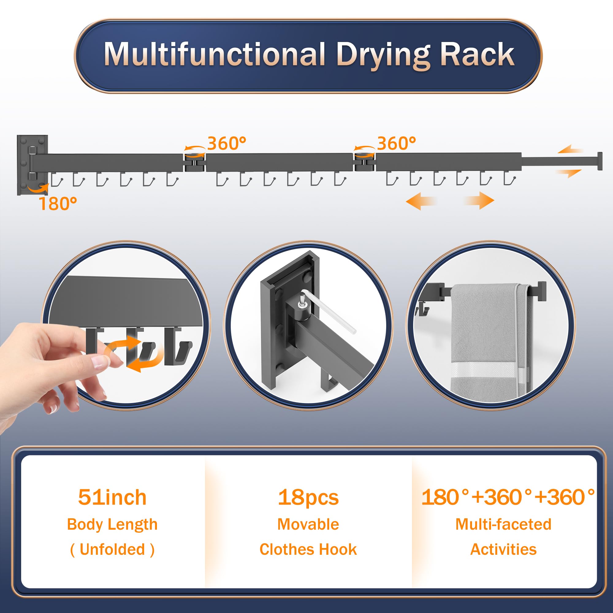 ZdwCyl rack loaded with clothes in sunlight for faster drying