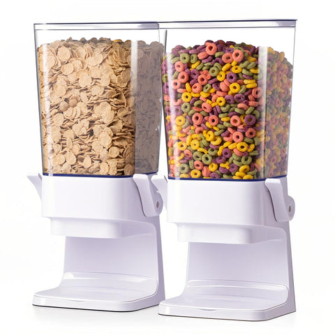 Zeadesign front view of dispenser showing clear tank and tidy countertop benefit