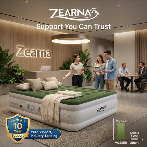 Zearna repair kit and accessories arranged for on-the-spot patching convenience