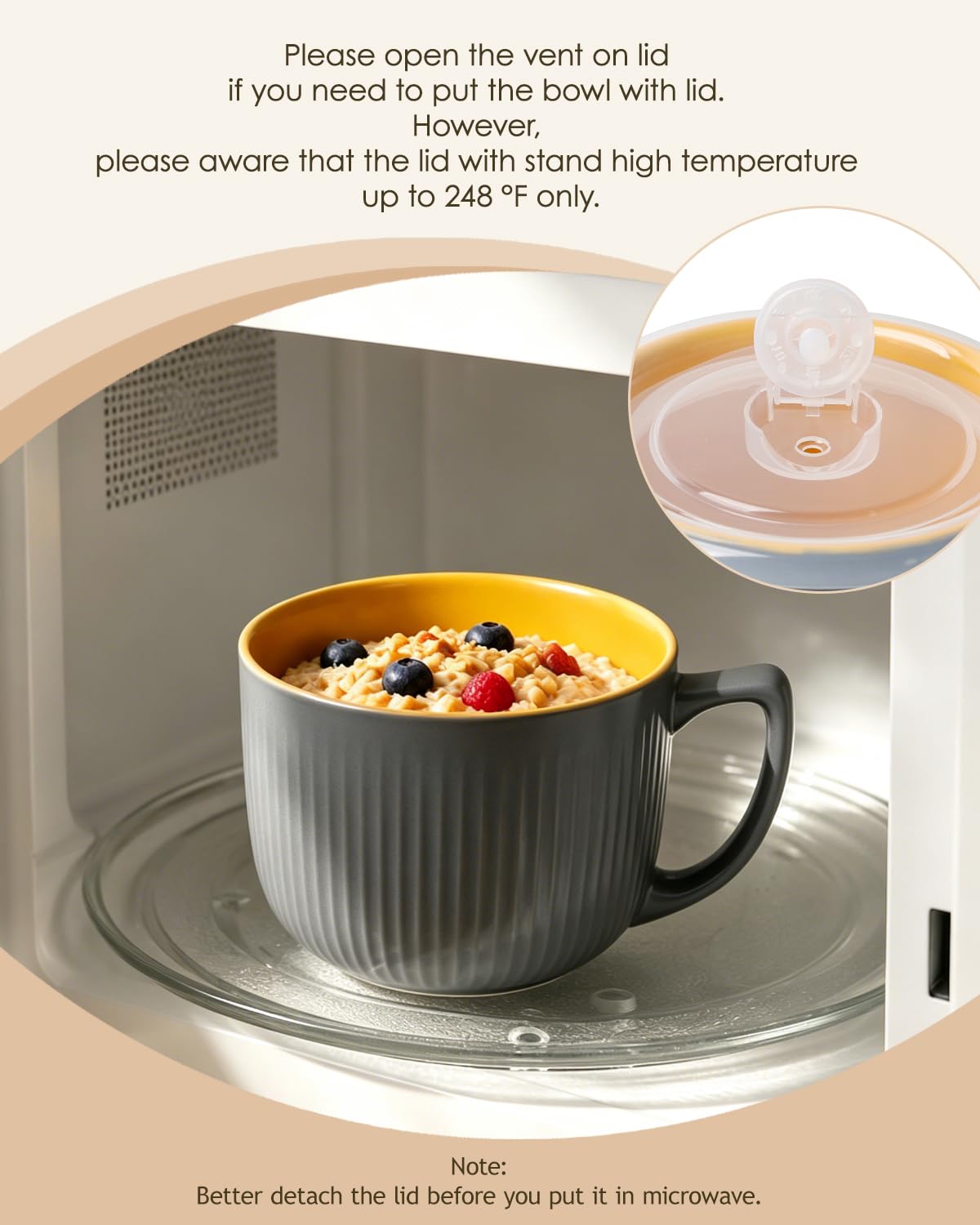ZEBERBO bowl in kitchen with ramen, lifestyle scene illustrating everyday use