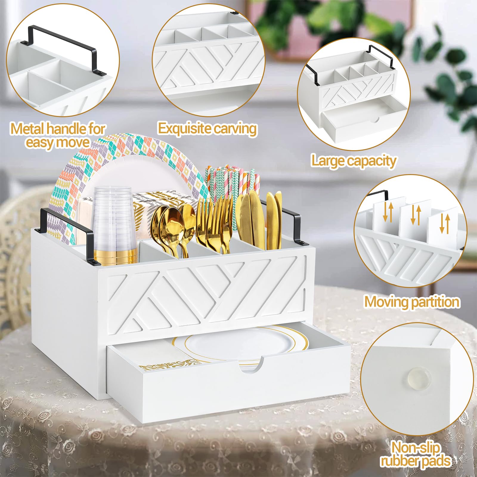 Zecela on countertop beside kitchen items showing compact size and space-saving benefit