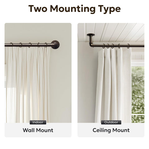 zeerobee ceiling mount configuration close-up showing versatile install options benefit