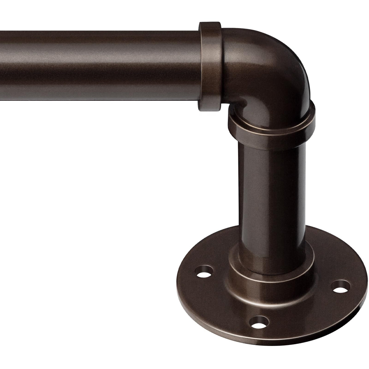 zeerobee front packaging shows antique bronze rod and benefits durable construction