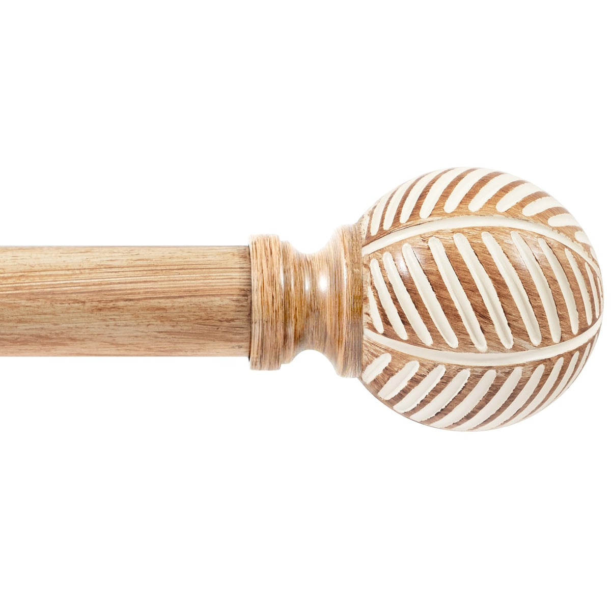 zeerobee front view brown rod showing sleek silhouette and sturdy support