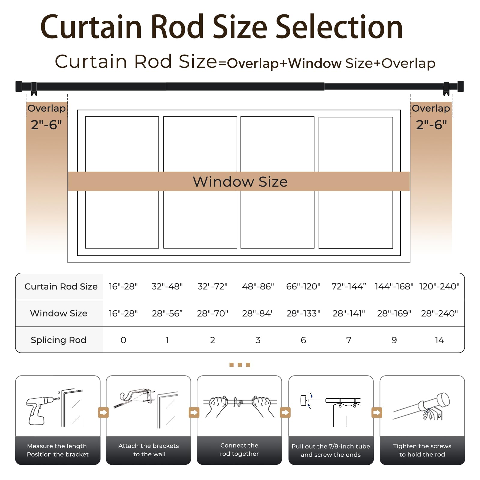 zeerobee size comparison with measuring tape illustrates adjustable fit for wide windows