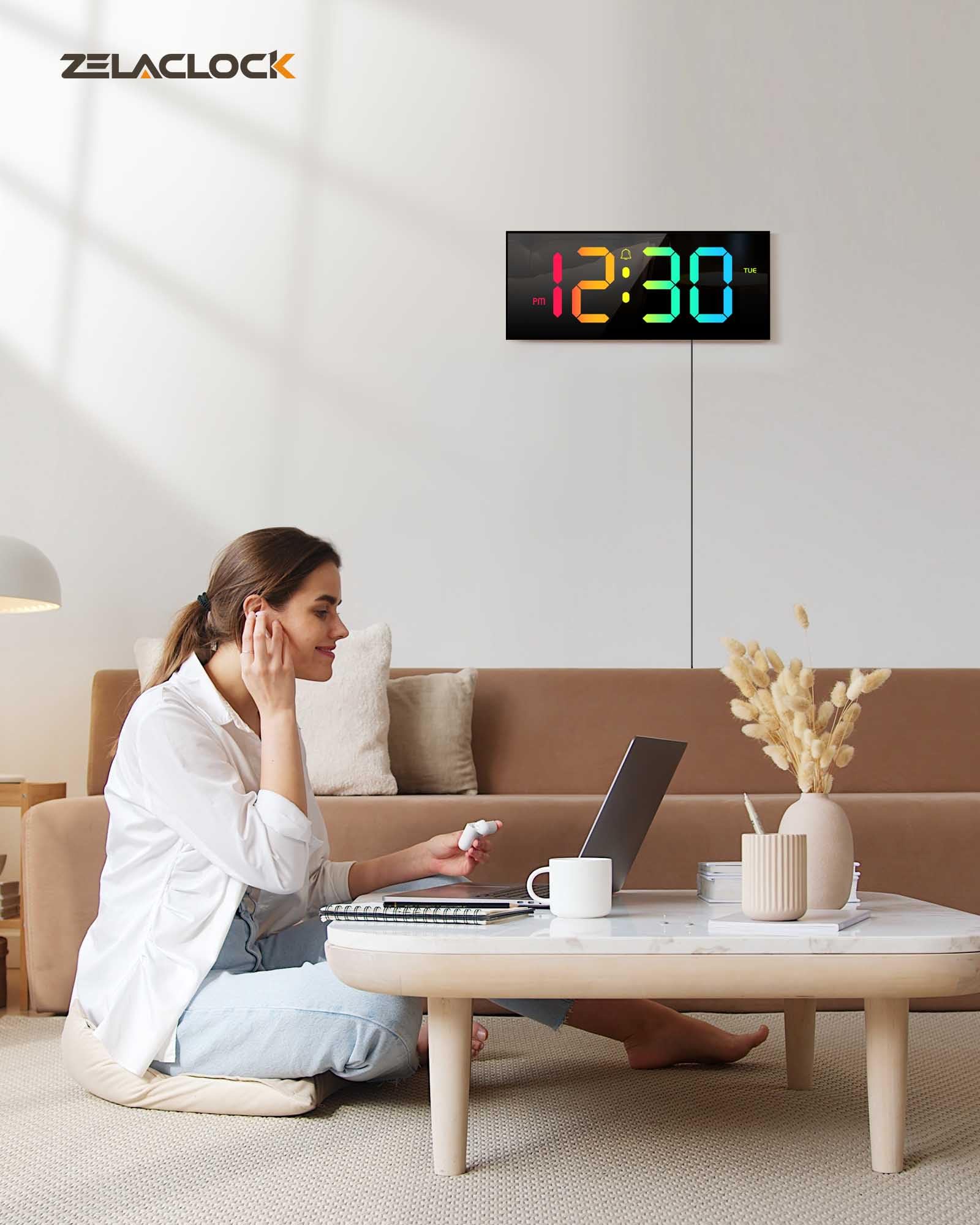 Zelaclock next to notebook to show scale and easy distance readability