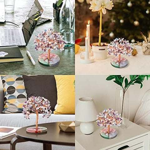 ZenBless tree on desk lifestyle showing decorative accent and workspace uplift benefit