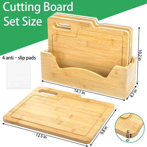ZENFUN close-up of bamboo grain and carved food icons for easy food separation