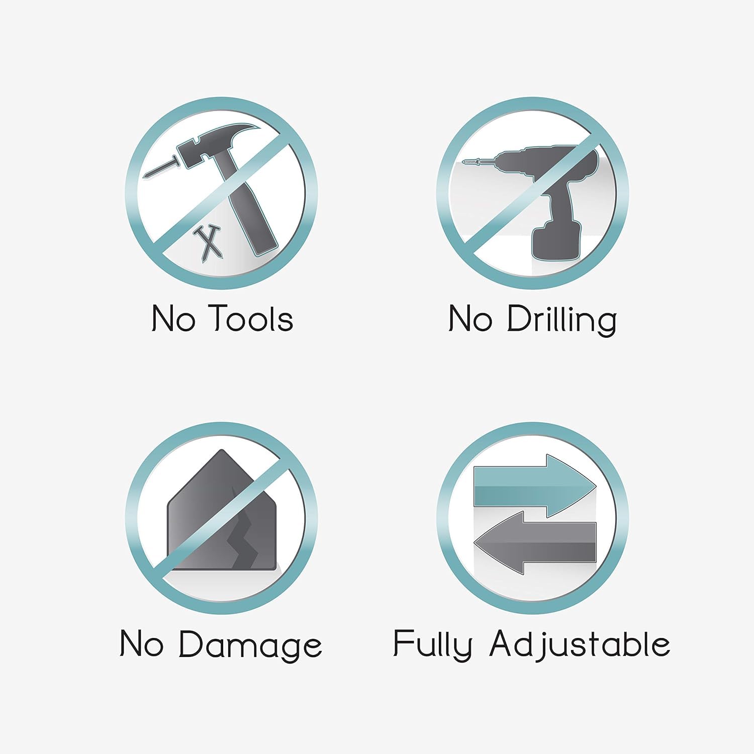 Zenna Home decorative end cap detail providing a polished bathroom look