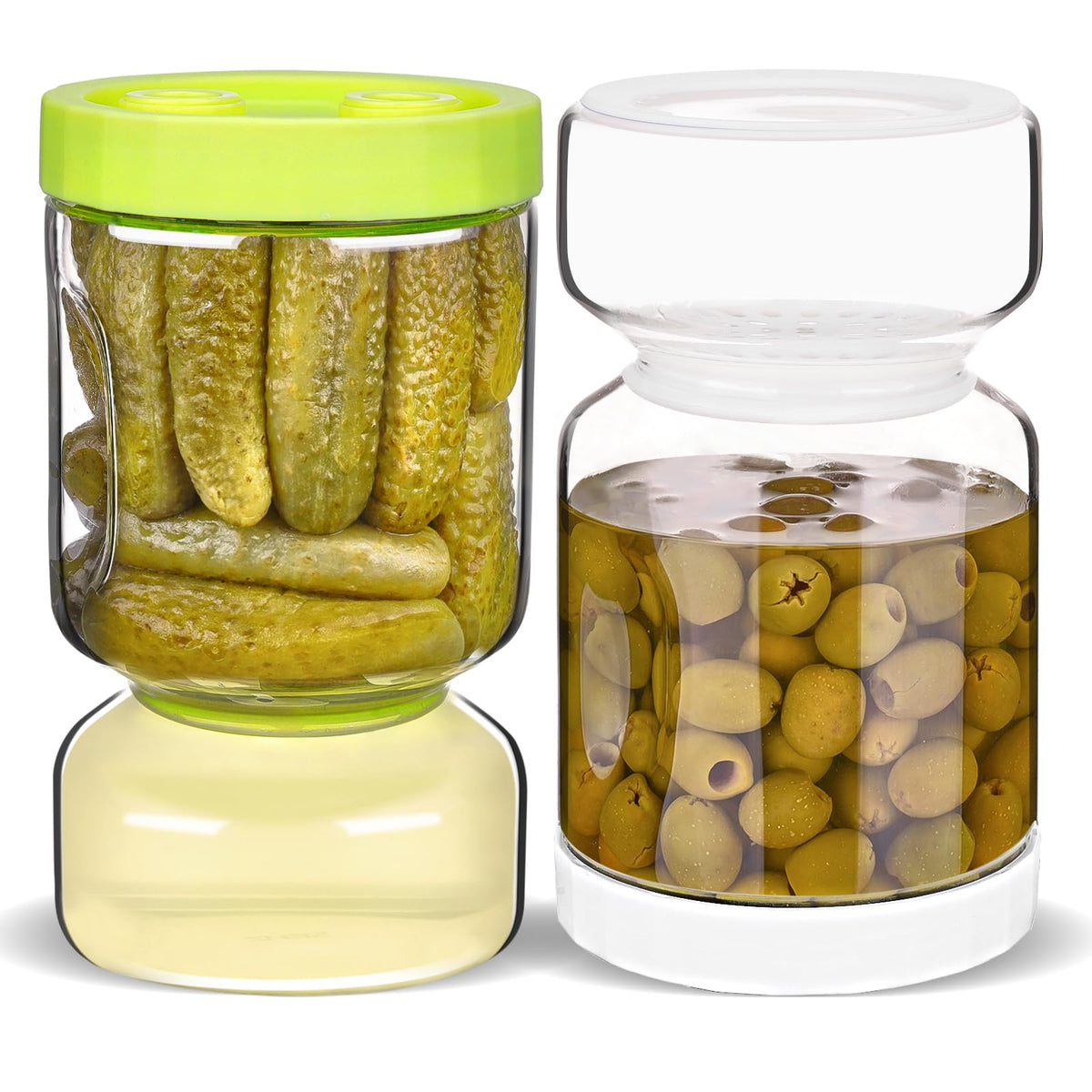 ZENS front view of jar showing capacity and leakproof design benefit