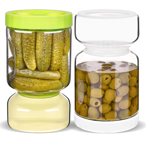 ZENS front view of jar showing capacity and leakproof design benefit