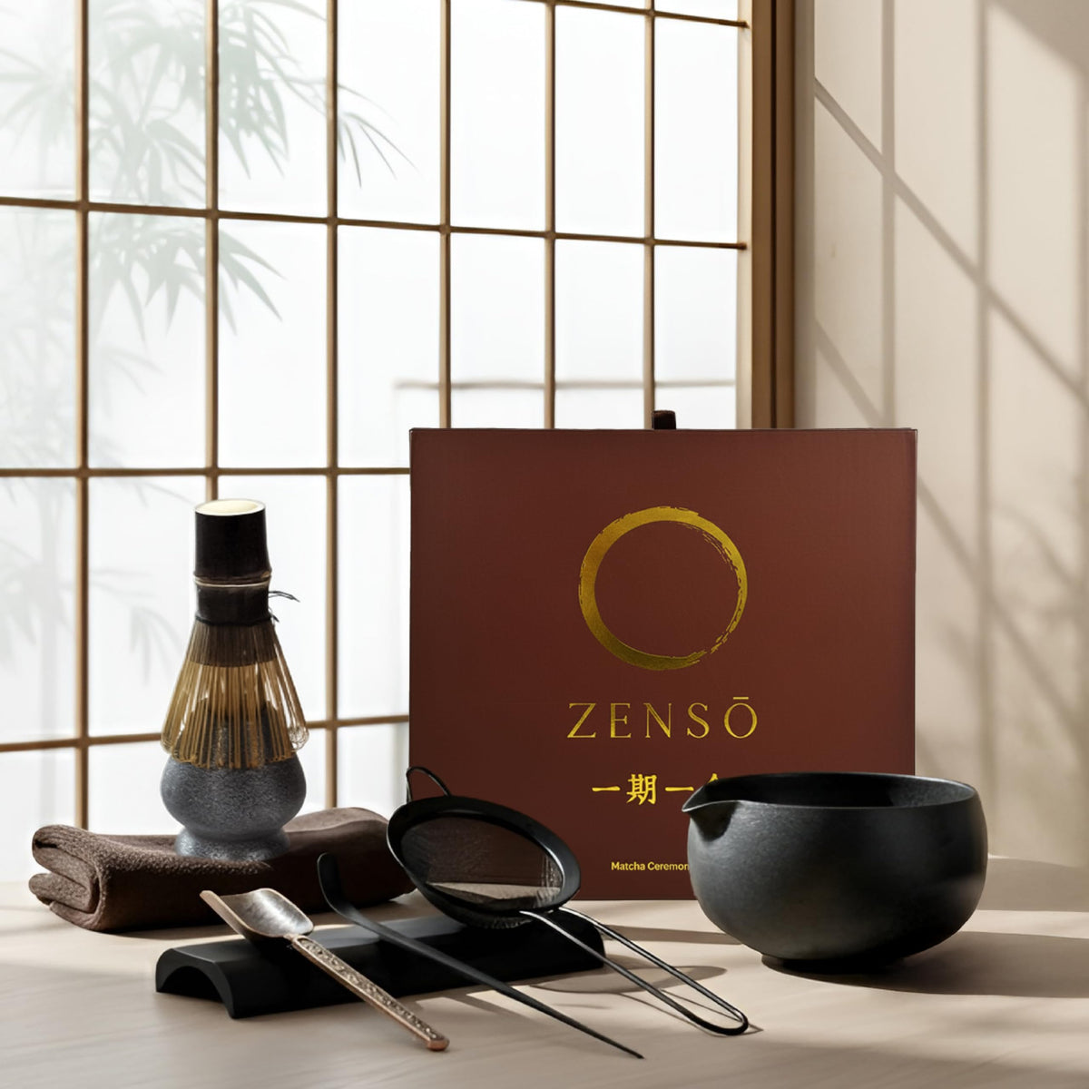 ZENSO front packaging showing complete 8-piece set and gift-ready box