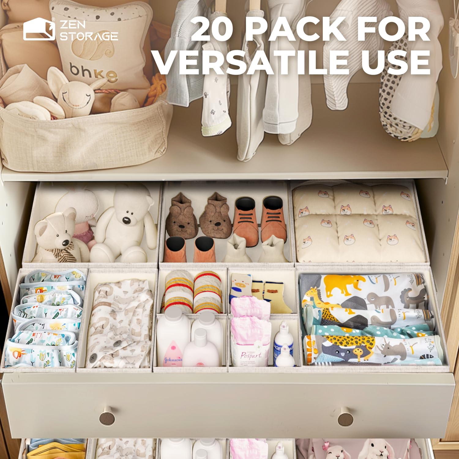 ZenStorage organizers installed in a dresser drawer improving nighttime access