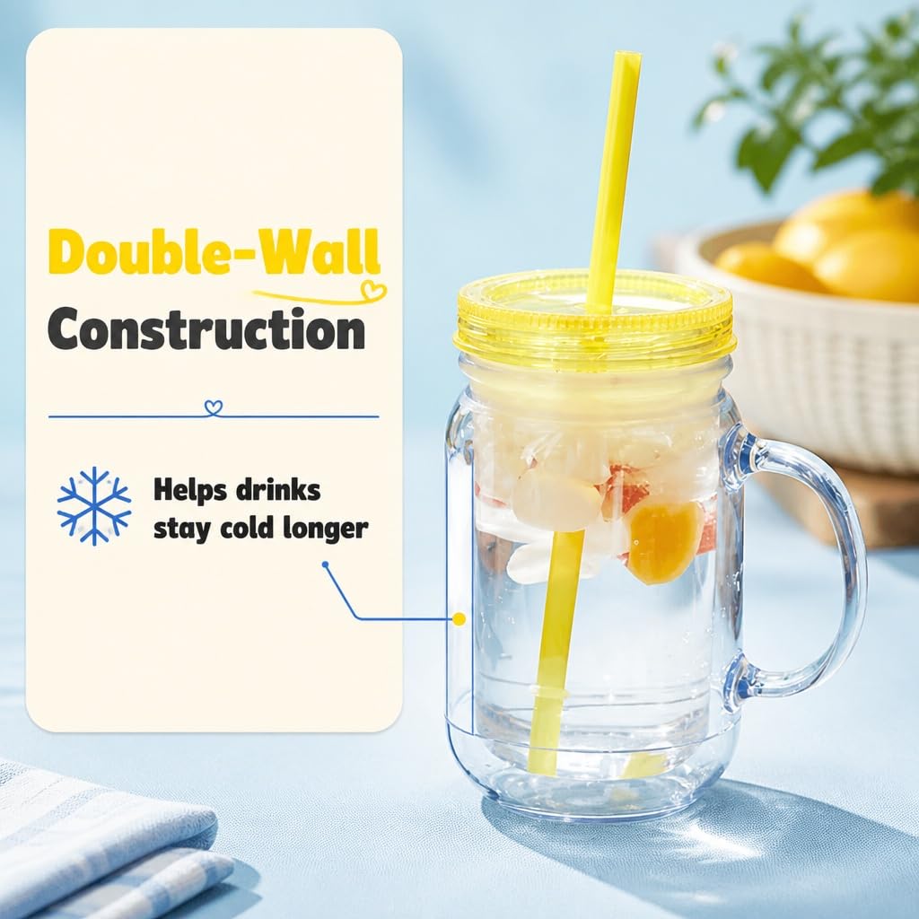 Zephyr Canyon mason jar in poolside setting showing shatter-resistant outdoors use