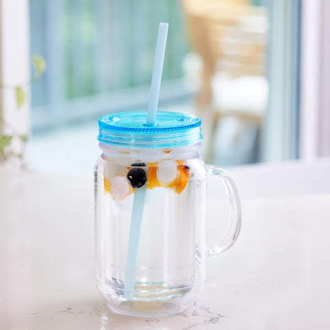 Zephyr Canyon jar beside apple to show scale and 20 oz capacity benefit