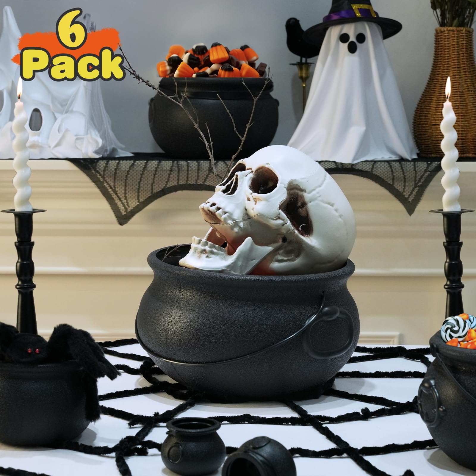 Zesua cauldron handle detail showing portable, easy-to-carry benefit