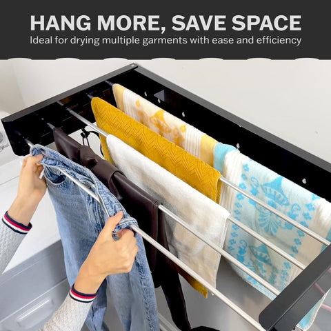 Zetez hooks and bottom rail detail offering extra hanging options benefit